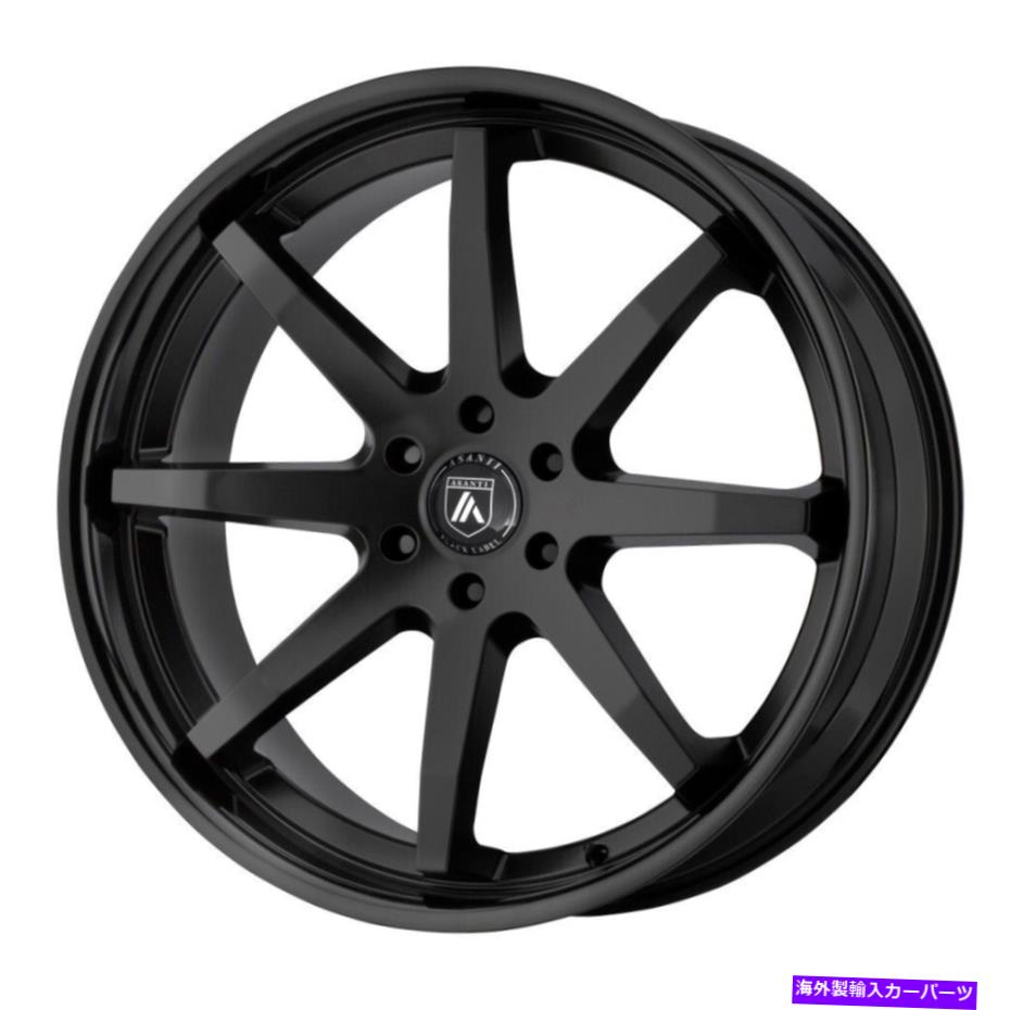 ホイール　４本セット 20x9アサンティブラックabl32カイザー5x114.3 30ブラックブラックホイールリムセット（4）72.56 20x9 Asanti Black ABL32 Kaiser 5x114.3 30 Black Black Wheels Rims Set(4) 72.56【並行輸入品】｜Us Custom Parts Shop USDM