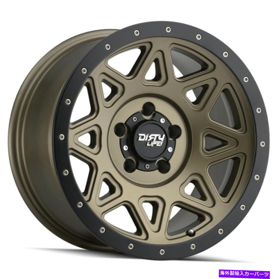 ホイール　４本セット 20x9ダーティライフ9305理論6x135 0ゴールドブラックホイールリムセット（4）87.1 20x9 Dirty Life 9305 Theory 6x135 0 Gold Black Wheels Rims Set(4) 87.1【並行輸入品】