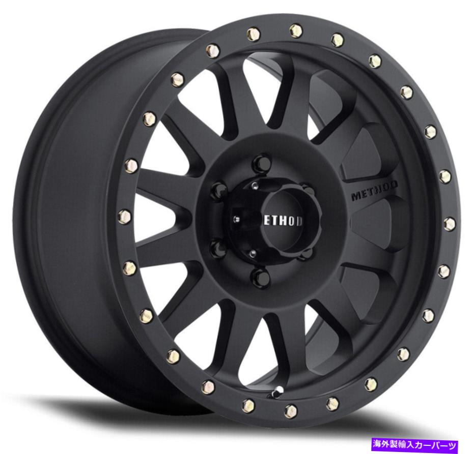 ホイール　４本セット 20x10メソッドMR304ダブル標準8x6.5/8x165.1 -18ブラックホイールリムセット（4）13 20x10 Method MR304 Double Standard 8x6.5/8x165.1 -18 Black Wheels Rims Set(4) 13【並行輸入品】｜Us Custom Parts Shop USDM