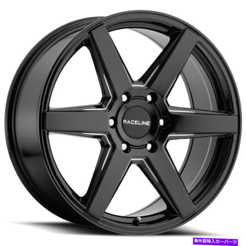 ホイール 4本セット 22x9.5 Raceline 156b Surge 6x5.5/6x139.7 15ブラックホイールリムセット(4)106.1 22x9.5 Raceline 156B Surge 6x5.5/6x139.7 15 Black Wheels Rims Set(4) 106.1【並行輸入品】|Us Custom Parts Shop USDM
