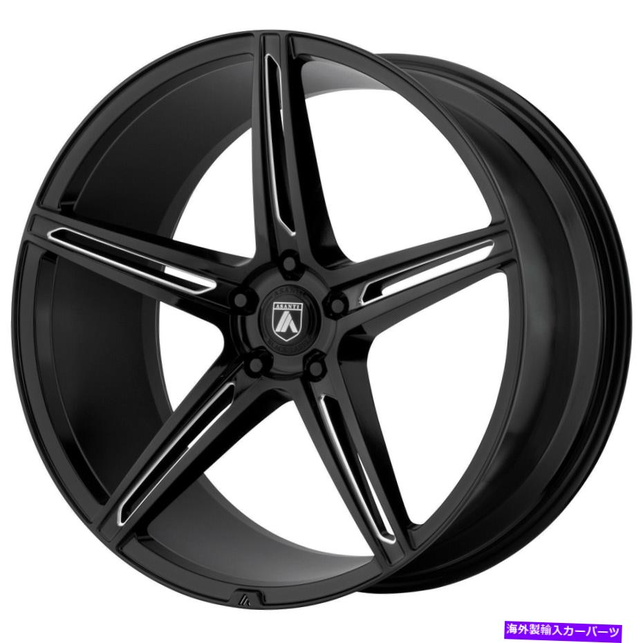 ホイール　４本セット 22x9 Asanti Black ABL22 Alpha 5 5x120 32 GLOSS BLACK MILLED WHEELS RIMSセット（4）7 22x9 Asanti Black ABL22 Alpha 5 5x120 32 Gloss Black Milled Wheels Rims Set(4) 7【並行輸入品】｜Us Custom Parts Shop USDM