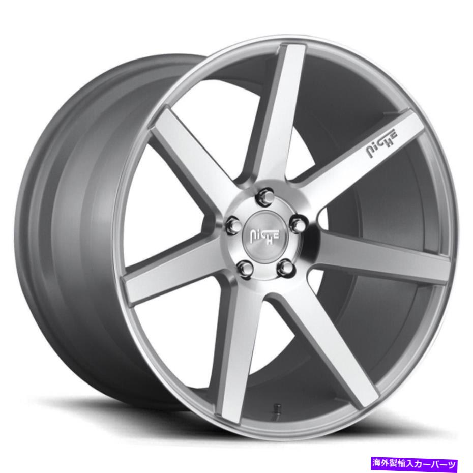 ホイール 4本セット 20x9ニッチM179 Verona 5x114.3 35シルバーホイールリムセット(4)72.56 20x9 Niche M179 Verona 5x114.3 35 Silver Wheels Rims Set(4) 72.56【並行輸入品】|Us Custom Parts Shop USDM
