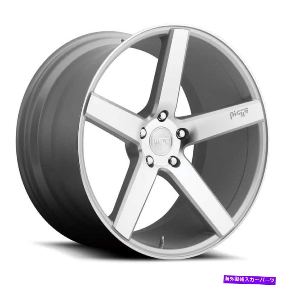ホイール　４本セット 20x8.5ニッチM135ミラノ5x114.3 35シルバー機械加工ホイールリムセット（4）72.56 20x8.5 Niche M135 Milan 5x114.3 35 Silver Machined Wheels Rims Set(4) 72.56【並行輸入品】｜Us Custom Parts Shop USDM