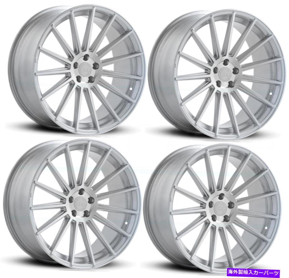 ホイール　４本セット 21x9/21x10.5道路力RF15 5x112 30/40シルバーポーランドホイールリムセット（4）66.56 21x9/21x10.5 Road Force RF15 5x112 30/40 Silver Polish Wheels Rims Set(4) 66.56【並行輸入品】｜Us Custom Parts Shop USDM