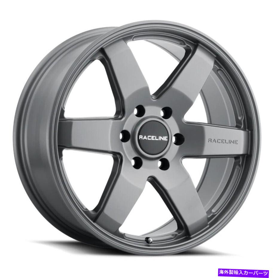 ホイール　４本セット 22x9.5 Raceline 942GS中毒-Suv 6x5.5/6x139.7 35グレーホイールリムセット（4）106.1 22x9.5 Raceline 942GS Addict-Suv 6x5.5/6x139.7 35 Gray Wheels Rims Set(4) 106.1【並行輸入品】
