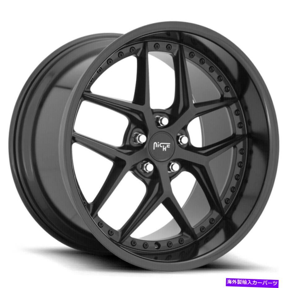 ホイール　４本セット 20x9/20x10.5ニッチM226 Vice 5x112 38/40ブラックホイールリムセット（4）66.56 20x9/20x10.5 Niche M226 Vice 5x112 38/40 Black Wheels Rims Set(4) 66.56【並行輸入品】｜Us Custom Parts Shop USDM
