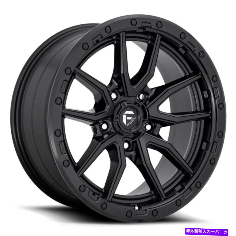 ホイール　４本セット 20x10 Fuel D679 Rebel 5x5.5/5x139.7 -18マットブラックホイールリムセット（4）78.1 20x10 Fuel D679 Rebel 5x5.5/5x139.7 -18 Matte Black Wheels Rims Set(4) 78.1【並行輸入品】