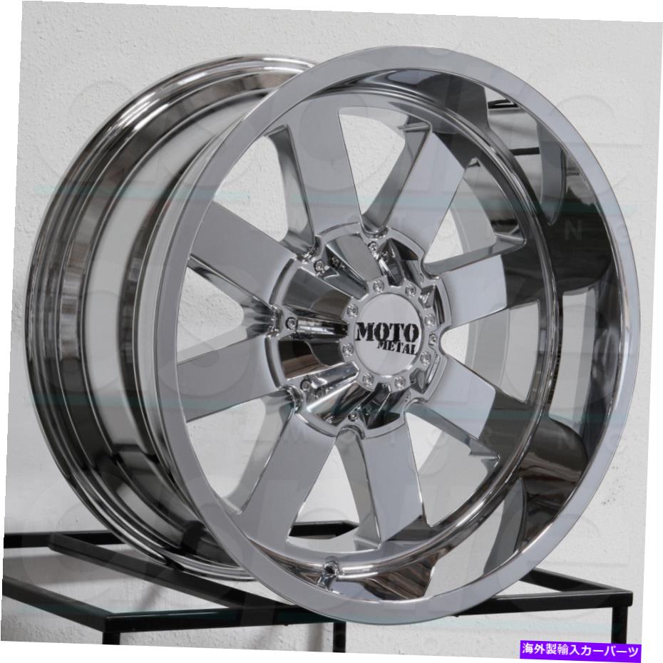 ホイール　４本セット 20x10 Moto Metal Mo962 6x5.5/6x139.7 -24 Chrome Wheels Rims set（4）106.1 20x10 Moto Metal MO962 6x5.5/6x139.7 -24 Chrome Wheels Rims Set(4) 106.1【並行輸入品】 381,843円