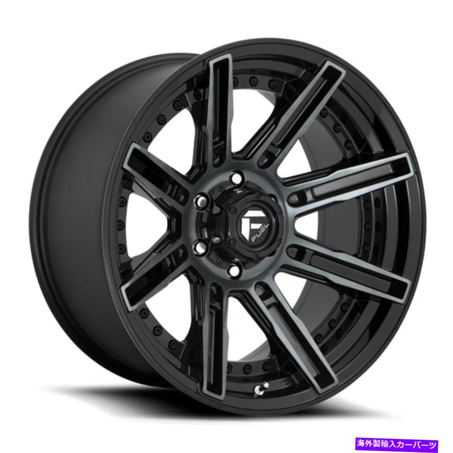 ホイール　４本セット 20x10 Fuel D708 Rogue 5x5/5x127 -18グロス機械加工ティントホイールリムセット（4）71.5 20x10 Fuel D708 Rogue 5x5/5x127 -18 Gloss Machined Tint Wheels Rims Set(4) 71.5【並行輸入品】