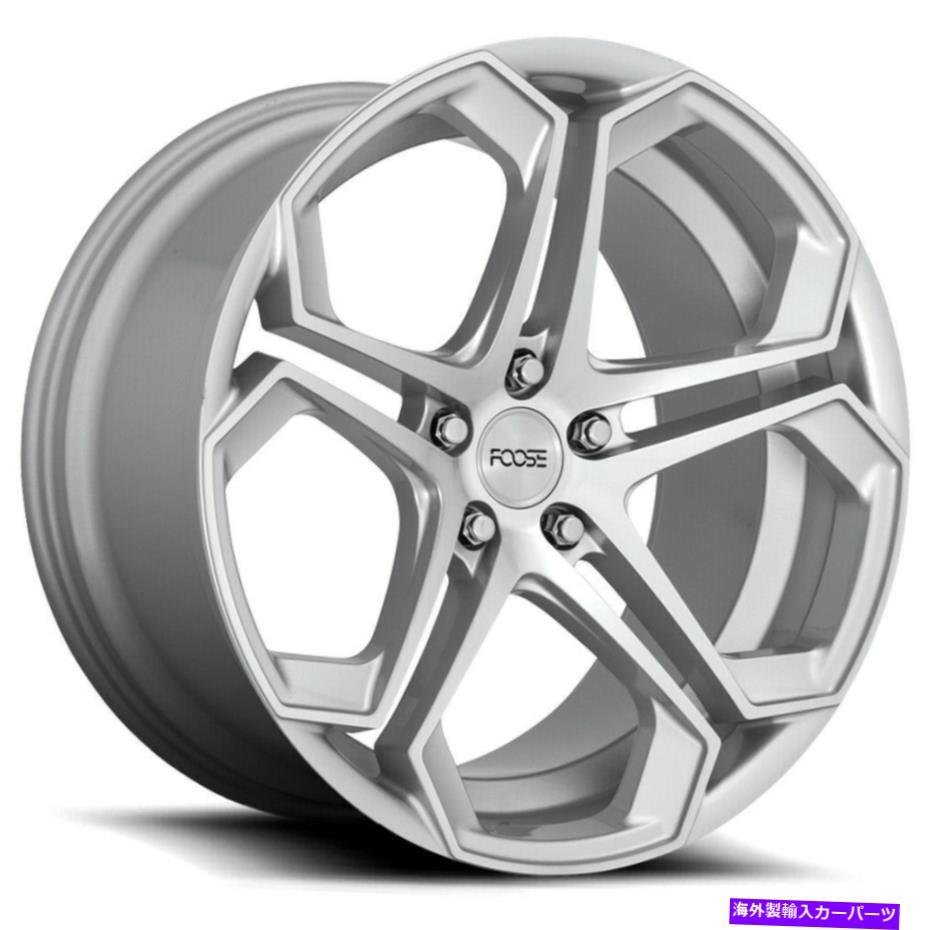 ホイール 4本セット 20x9/20x10.5 Foose F170 Impala 5x114.3 35/40銀機械加工ホイールリムセット(4) 20x9/20x10.5 Foose F170 Impala 5x114.3 35/40 Silver Machined Wheels Rims Set(4)【並行輸入品】|Us Custom Parts Shop USDM