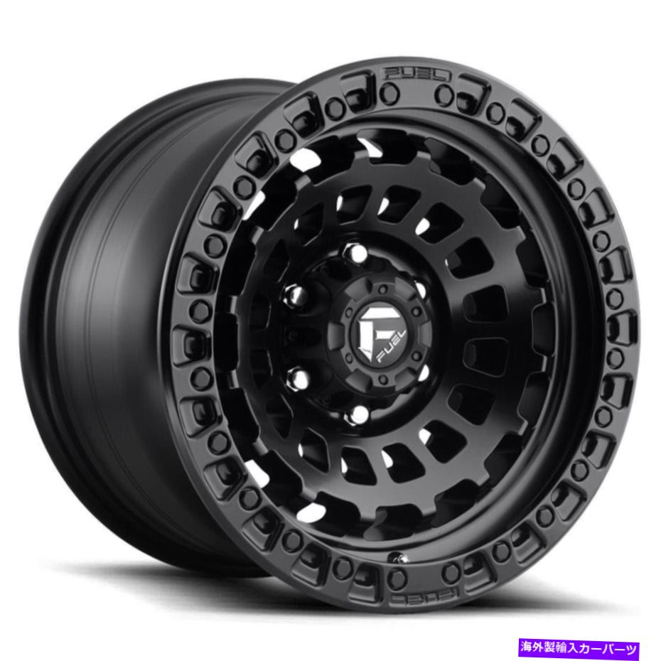 ホイール　４本セット 18x9 Fuel D633 Zephyr 5x5/5x127 1マットブラックホイールリムセット（4）71.5 18x9 Fuel D633 Zephyr 5x5/5x127 1 Matte Black Wheels Rims Set(4) 71.5【並行輸入品】