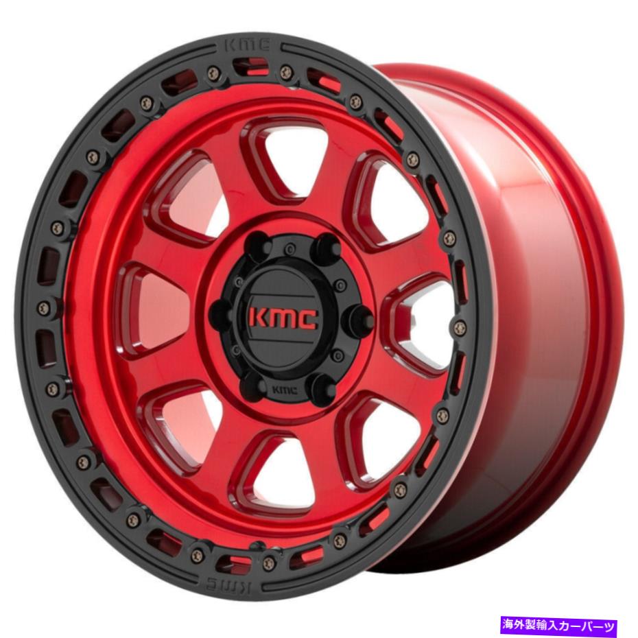 ホイール　４本セット 20x9 kmc km548チェイス6x135 18レッドブラックホイールリムセット（4）87.1 20x9 KMC KM548 Chase 6x135 18 Red Black Wheels Rims Set(4) 87.1【並行輸入品】｜Us Custom Parts Shop USDM