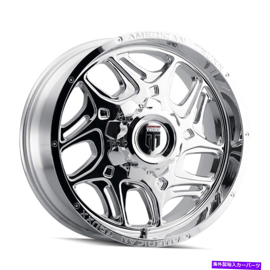 ホイール　４本セット 20x9アメリカントラックスAT1900スイープ8x180 -12クロムホイールリムセット（4）125.2 20x9 American Truxx AT1900 Sweep 8x180 -12 Chrome Wheels Rims Set(4) 125.2【並行輸入品】｜Us Custom Parts Shop USDM