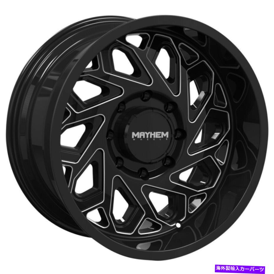 ホイール 4本セット 22x12 Mayhem 8112 Essex 8x170 -51 Black Milled Wheels Rims set(4)125.2 22x12 Mayhem 8112 Essex 8x170 -51 Black Milled Wheels Rims Set(4) 125.2【並行輸入品】|Us Custom Parts Shop USDM