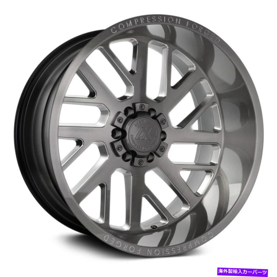 ホイール　４本セット 22x12 ax cf ax2.4 8x6.5/8x165.1 -44カーボンブラシホイールリムセット（4）125.2 22x12 AXE CF AX2.4 8x6.5/8x165.1 -44 Carbon Brush Wheels Rims Set(4) 125.2【並行輸入品】