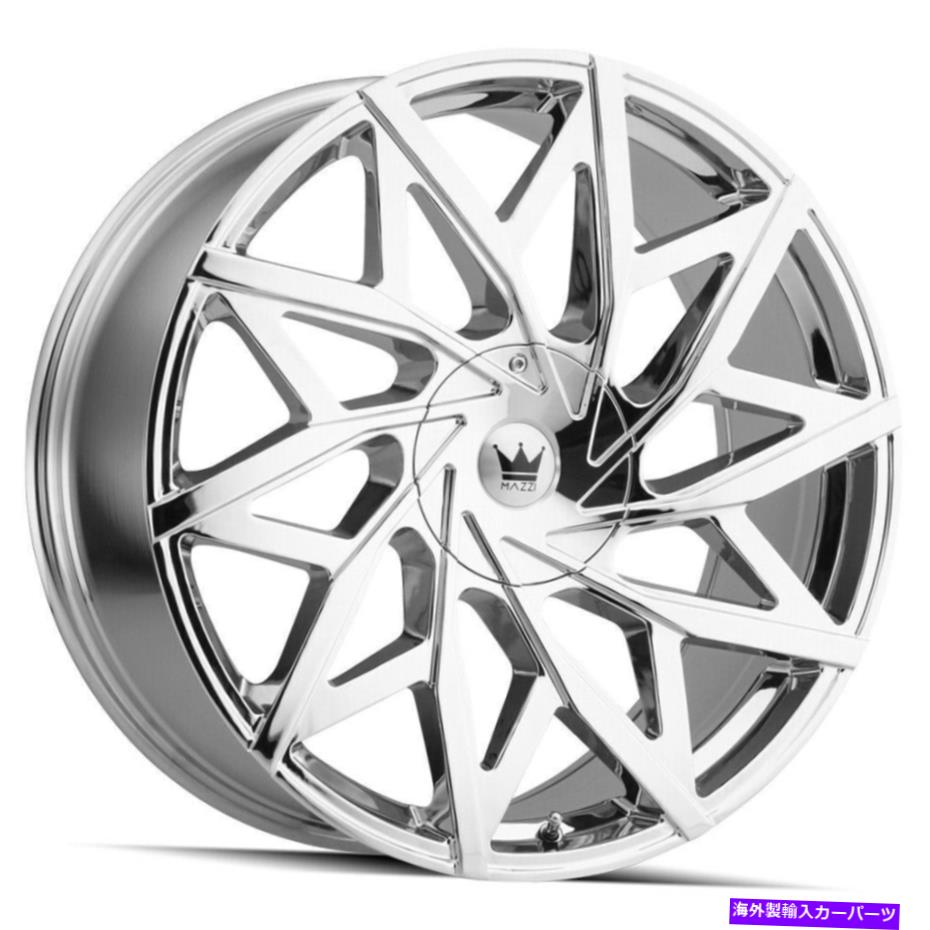 ホイール　４本セット 22x9.5 Mazzi 372 Big Easy 6x135/6x5.5 30 Chrome Wheels Rims set（4）106 22x9.5 Mazzi 372 Big Easy 6x135/6x5.5 30 Chrome Wheels Rims Set(4) 106【並行輸入品】