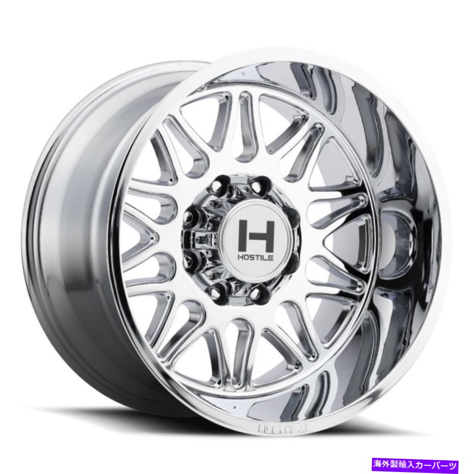 ホイール 4本セット 20x12敵対的なH111ブレイズ6x5.5/6x139.7 -44クロムホイールリムセット(4)106.1 20x12 Hostile H111 Blaze 6x5.5/6x139.7 -44 Chrome Wheels Rims Set(4) 106.1【並行輸入品】|Us Custom Parts Shop USDM