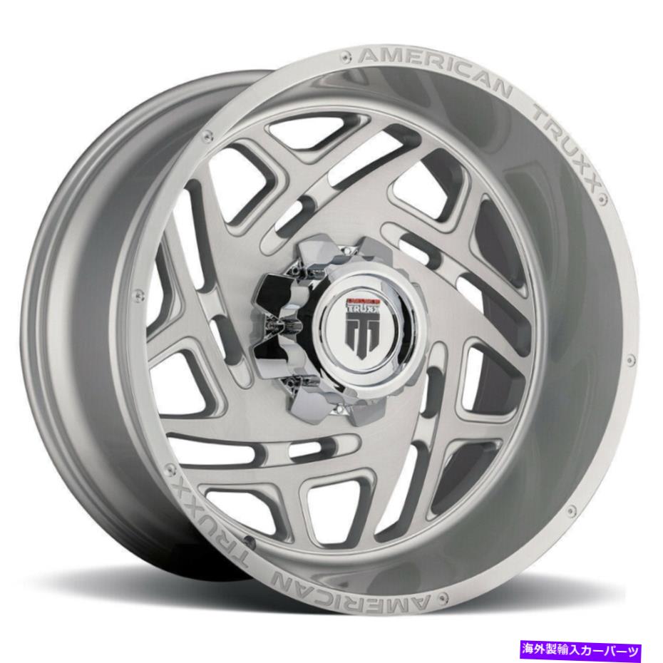 ホイール　４本セット 24x14 American Truxx AT1904 COSMOS 5x150 -76ブラシ付きテクスチャホイールリムセット（4） 24x14 American Truxx AT1904 Cosmos 5x150 -76 Brushed Texture Wheels Rims Set(4)【並行輸入品】