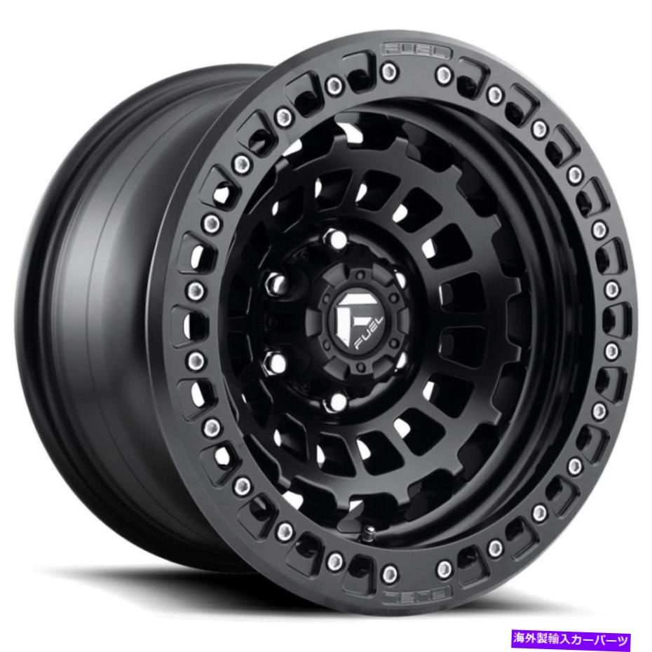 ホイール　４本セット 17x9燃料D101ゼファービードロック5x150 -15マットブラックホイールリムセット（4）110.1 17x9 Fuel D101 Zephyr Beadlock 5x150 -15 Matte Black Wheels Rims Set(4) 110.1【並行輸入品】 402,204円