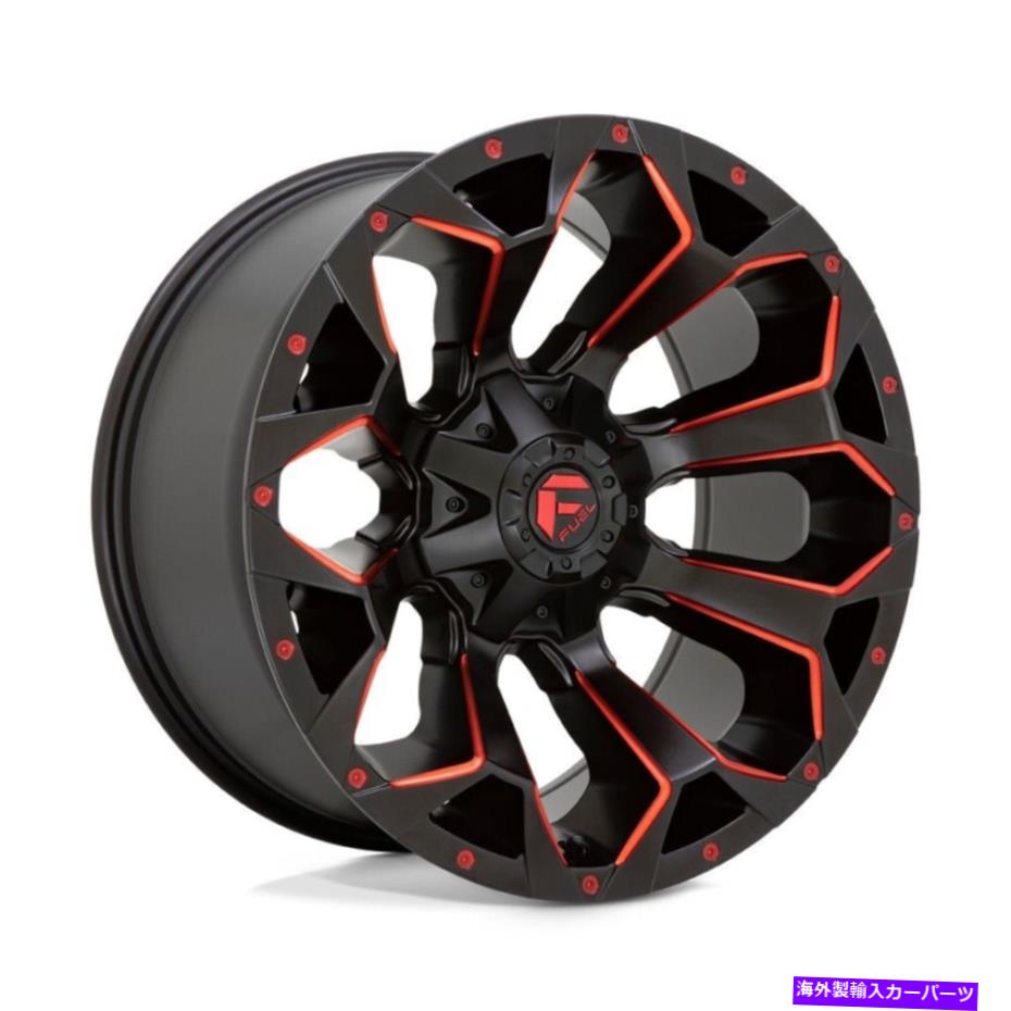 ホイール　４本セット 22x10 Fuel D787 ASSAULT 5x5.5/5x139.7/5x150 -18ブラックレッドホイールリムセット（4）110 22x10 Fuel D787 Assault 5x5.5/5x139.7/5x150 -18 Black Red Wheels Rims Set(4) 110【並行輸入品】 420,354円