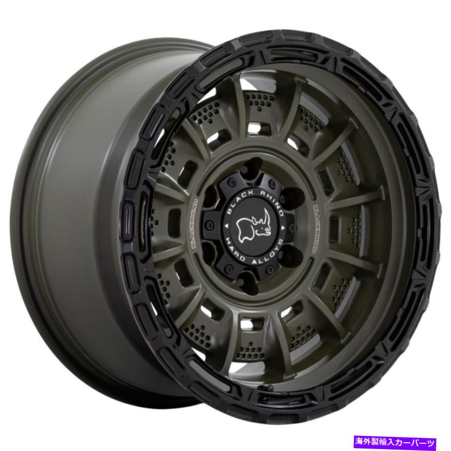 ホイール　４本セット 20x10 Black Rhino Legion 6x5.5/6x139.7 -18グリーンホイールリムセット（4）106.1 20x10 Black Rhino Legion 6x5.5/6x139.7 -18 Green Wheels Rims Set(4) 106.1【並行輸入品】