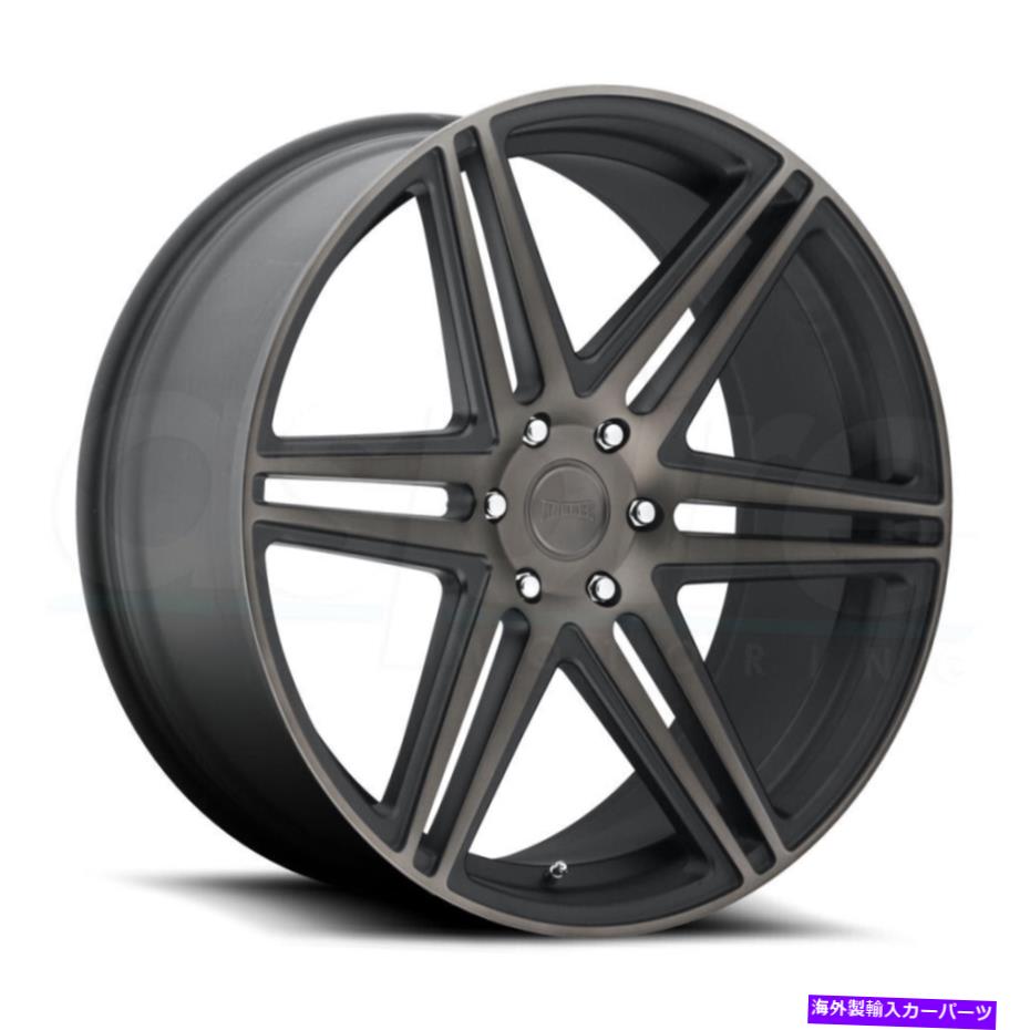 ホイール　４本セット 24x10 DUB S123 Skillz 6x5.5/6x139.7 30ブラック機械加工ホイールリムセット（4）78.1 24x10 Dub S123 Skillz 6x5.5/6x139.7 30 Black Machined Wheels Rims Set(4) 78.1【並行輸入品】
