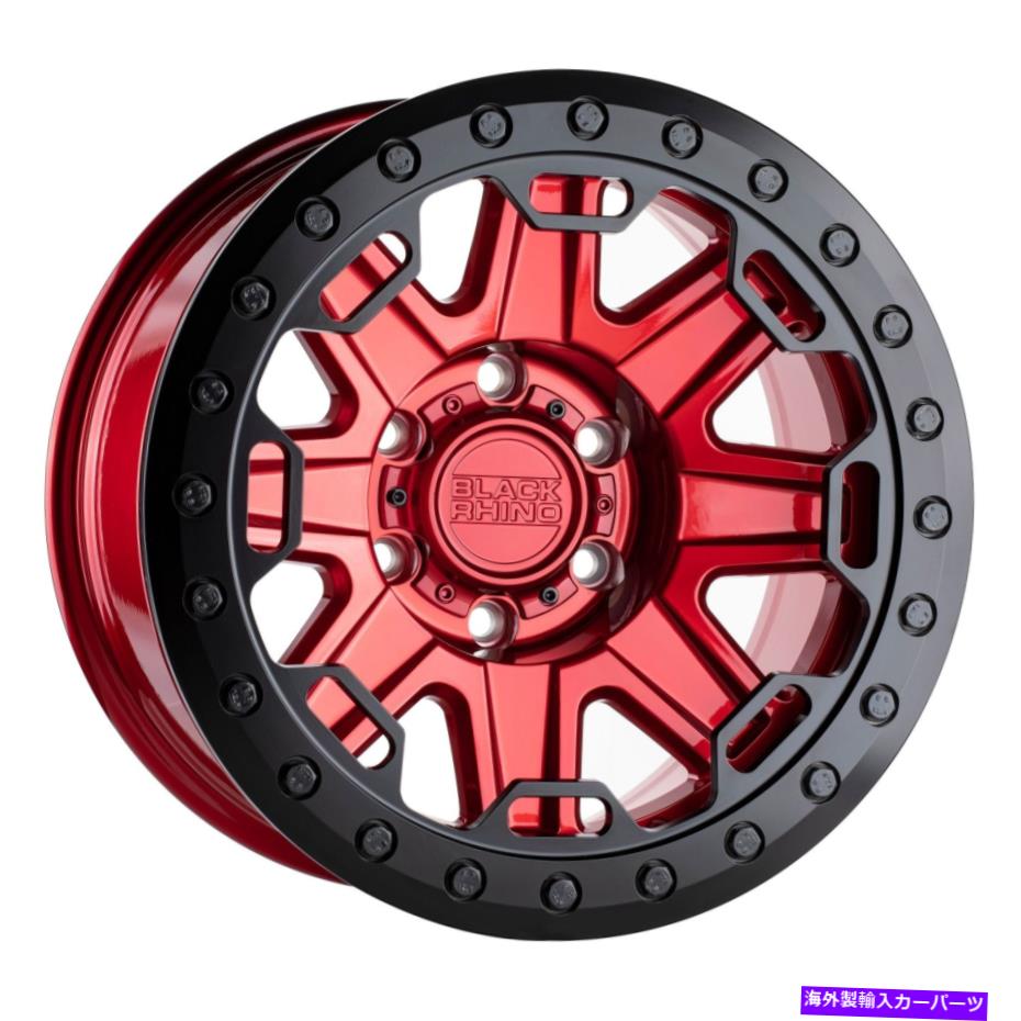 ホイール　４本セット 17x8.5 Black Rhino Rift Beadlock 6x5.5/6x139.7 -30 Red Wheels Rims set（4）112.1 17x8.5 Black Rhino Rift Beadlock 6x5.5/6x139.7 -30 Red Wheels Rims Set(4) 112.1【並行輸入品】｜Us Custom Parts Shop USDM