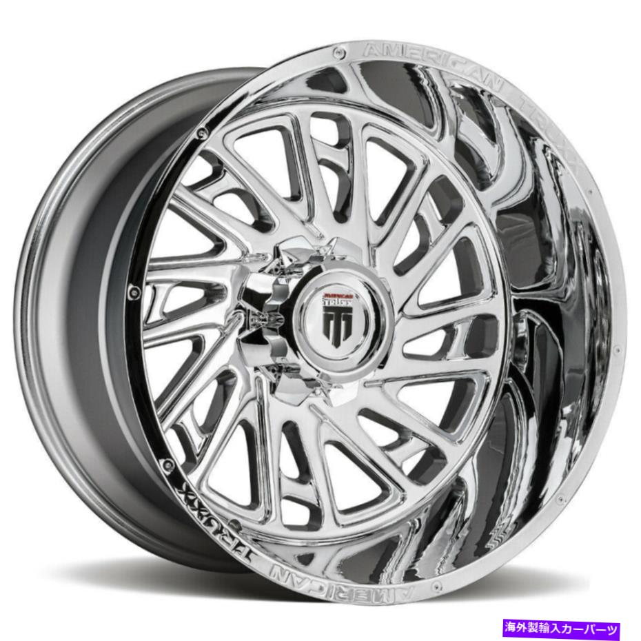 ホイール　４本セット 20x10 AMERICAN TRUXX AT1905 BLADE 5X5/5X5.5 -24 CHROME WHEELS RIMS SET（4）78.1 20x10 American Truxx AT1905 Blade 5x5/5x5.5 -24 Chrome Wheels Rims Set(4) 78.1【並行輸入品】
