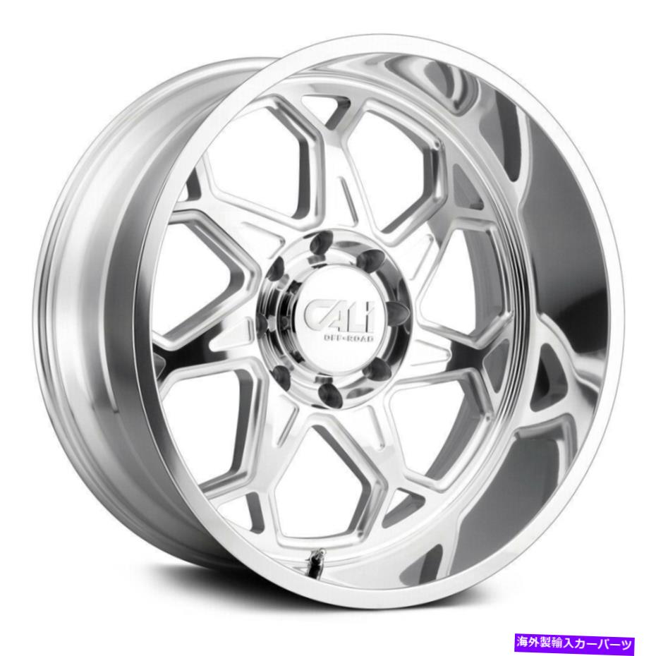 ホイール　４本セット 20x10オフロード9111セブンフォールド8x170 -25ポリッシュホイールリムセット（4）130.8 20x10 Cali Off-Road 9111 Sevenfold 8x170 -25 Polished Wheels Rims Set(4) 130.8【並行輸入品】｜Us Custom Parts Shop USDM