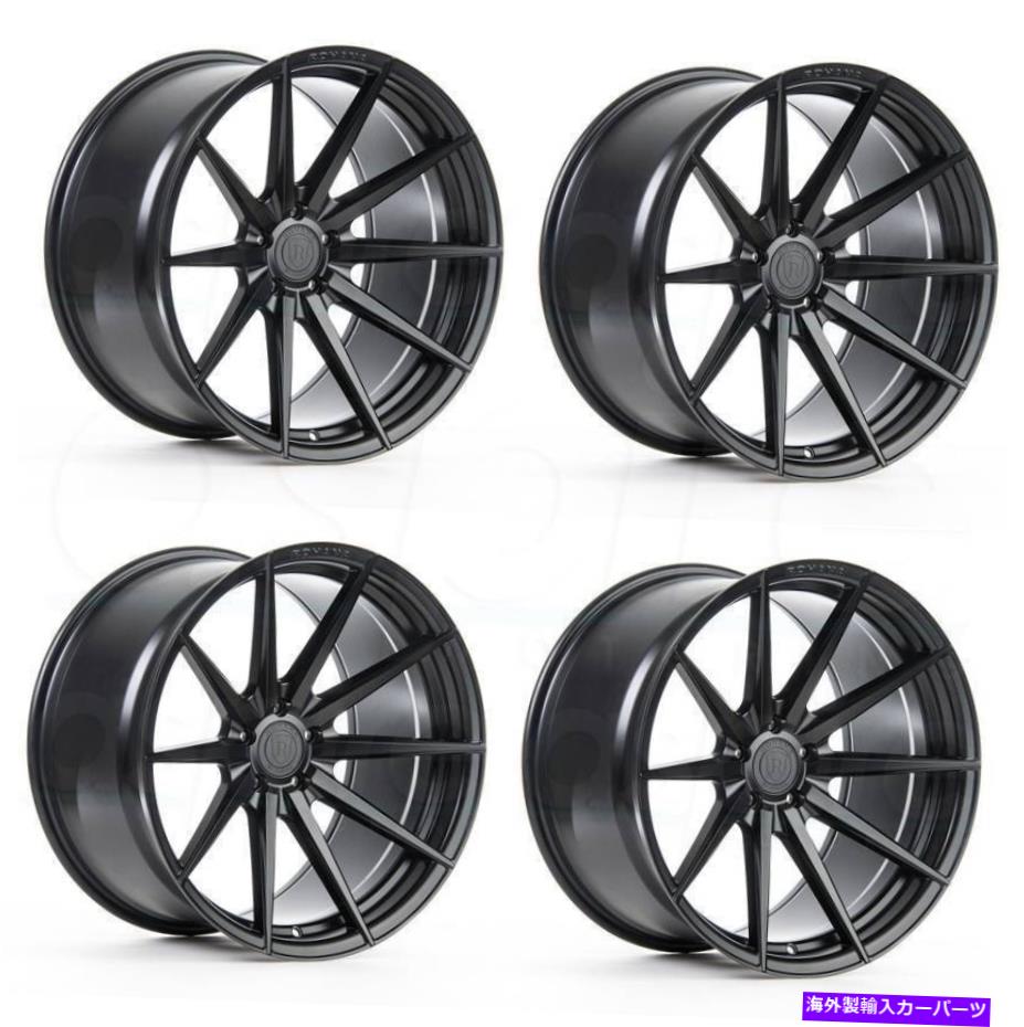 ホイール　４本セット 20x9/20x11 rohana rfx1 5x120 35/40ブラックホイールリムセット（4）72.56/ 20x9/20x11 Rohana RFX1 5x120 35/40 Black Wheels Rims Set(4) 72.56/【並行輸入品】
