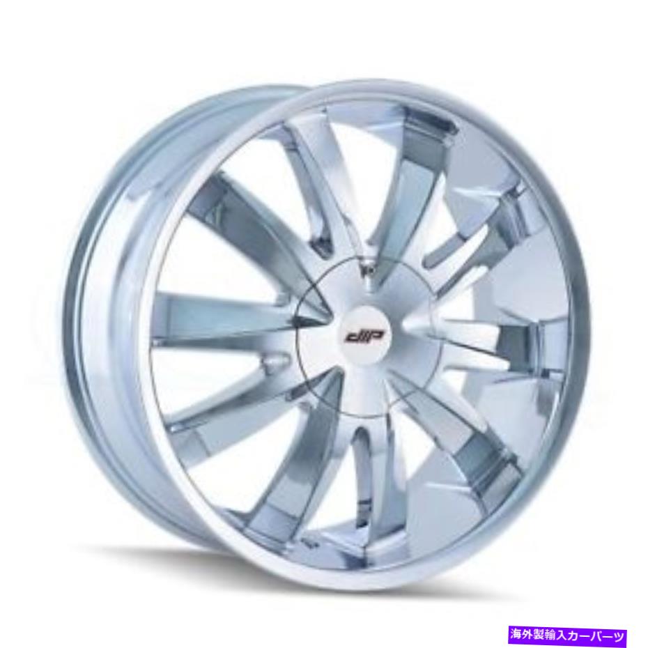 ホイール　４本セット 22x8.5 Mazzi 337 Edge 5x115/5x120 18クロムホイールリムセット（4）74.1 22x8.5 Mazzi 337 Edge 5x115/5x120 18 Chrome Wheels Rims Set(4) 74.1【並行輸入品】