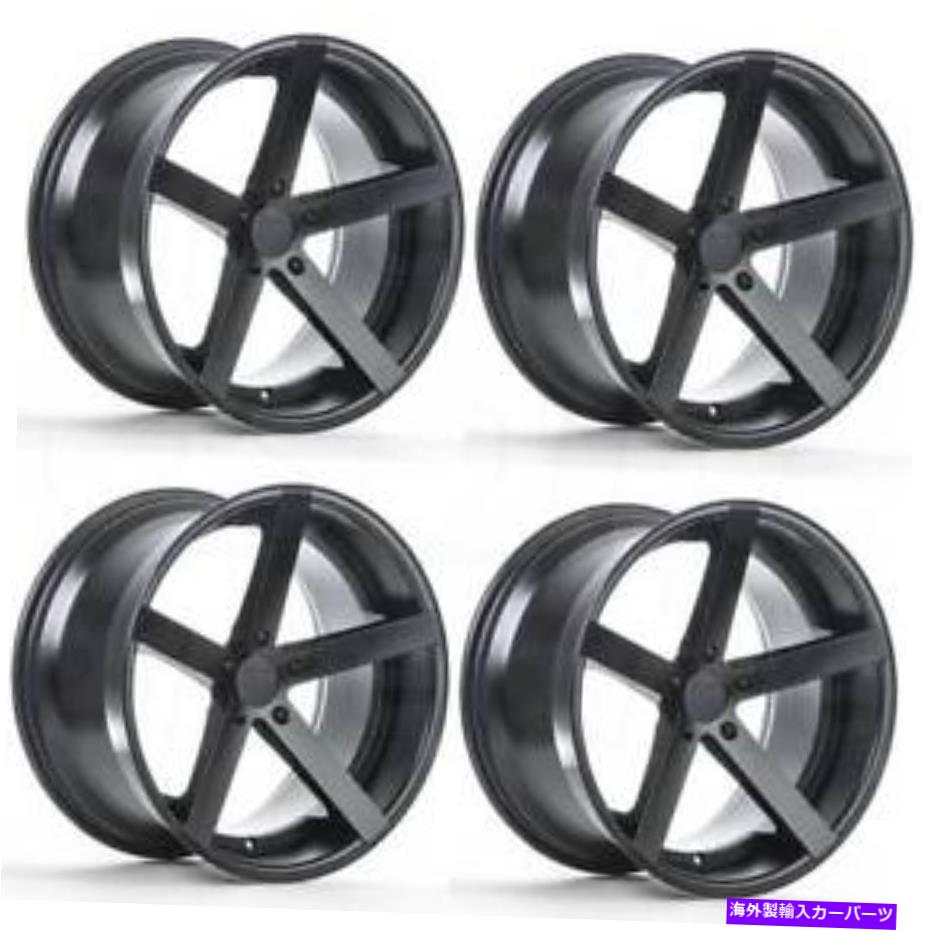 ホイール　４本セット 20x9 Rohana RC22 5x114.3 35マットブラックホイールリムセット（4）73.1 20x9 Rohana RC22 5x114.3 35 Matte Black Wheels Rims Set(4) 73.1【並行輸入品】