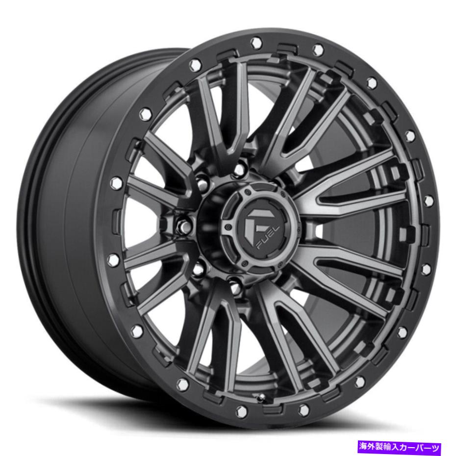 ホイール　４本セット 22x10 Fuel D680 Rebel 8x170 -18 Matte Gunmetal Black Wheels Rims set（4）125.1 22x10 Fuel D680 Rebel 8x170 -18 Matte GunMetal Black Wheels Rims Set(4) 125.1【並行輸入品】