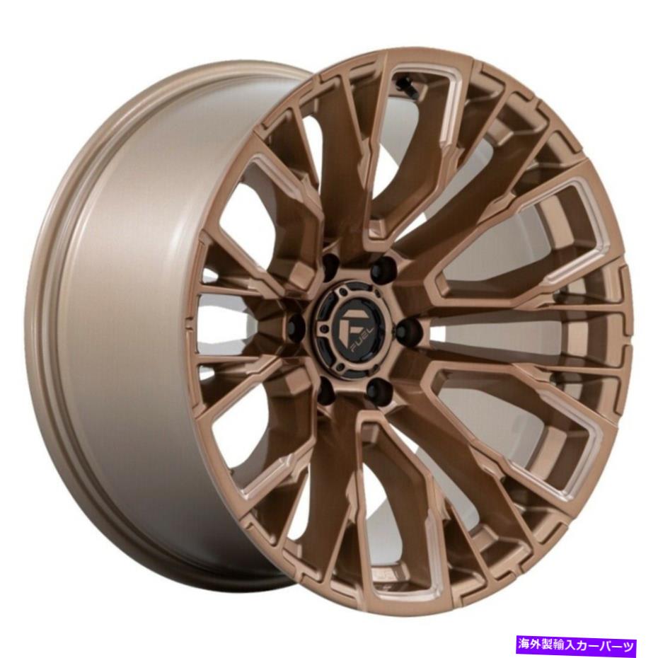 ホイール　４本セット 20x10 Fuel D850 Rebar 6x5.5/6x139.7 -18 Platinum Bronze Milled Wheels Rimsセット（4 20x10 Fuel D850 Rebar 6x5.5/6x139.7 -18 Platinum Bronze Milled Wheels Rims Set(4【並行輸入品】