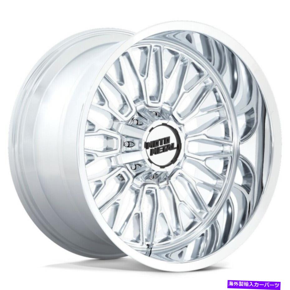 ホイール　４本セット 22x10 Moto Metal Mo809 Stinger 8x6.5/8x165.1 -18 Chrome Wheels Rims set（4）125.1 22x10 Moto Metal MO809 Stinger 8x6.5/8x165.1 -18 Chrome Wheels Rims Set(4) 125.1【並行輸入品】｜Us Custom Parts Shop USDM
