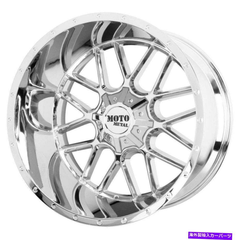 ホイール　４本セット 20x9 Moto Metal Mo986 Siege 5x5.5/5x139.7 0 Chrome Wheels Rims set（4）78.1 20x9 Moto Metal MO986 Siege 5x5.5/5x139.7 0 Chrome Wheels Rims Set(4) 78.1【並行輸入品】