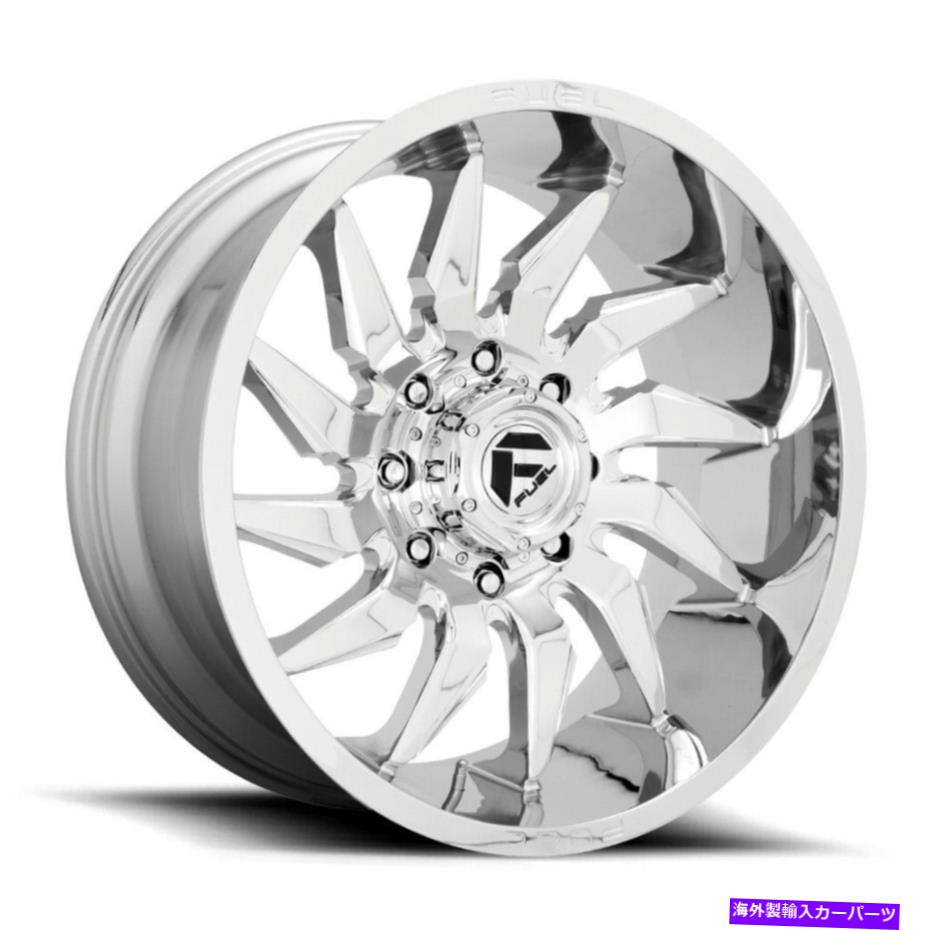 ホイール　４本セット 20x9燃料D743セイバー6x5.5/6x139.7 20クロムホイールリムセット（4）106.1 20x9 Fuel D743 Saber 6x5.5/6x139.7 20 Chrome Wheels Rims Set(4) 106.1【並行輸入品】
