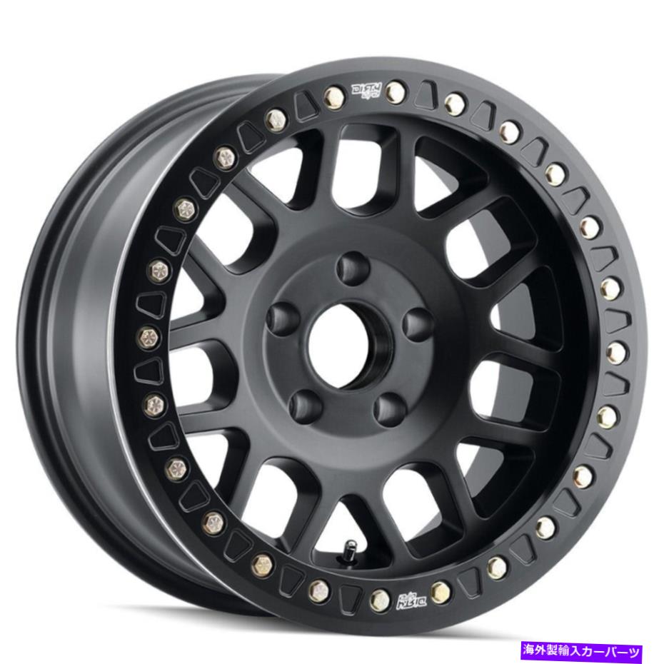 ホイール　４本セット 17x9ダーティライフ9312メサレース6x5.5/6x139.7 -12マットブラックホイールリムセット（4） 17x9 Dirty Life 9312 Mesa Race 6x5.5/6x139.7 -12 Matte Black Wheels Rims Set(4)【並行輸入品】