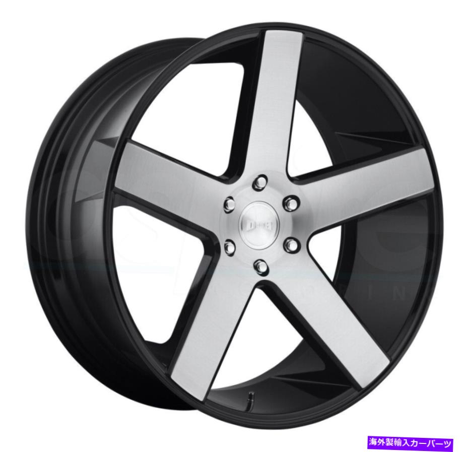 ホイール　４本セット 24x10 Dub S217 Baller 6x5.5/6x139.7 19ブラック機械加工ホイールリムセット（4）106.1 24x10 Dub S217 Baller 6x5.5/6x139.7 19 Black Machined Wheels Rims Set(4) 106.1【並行輸入品】