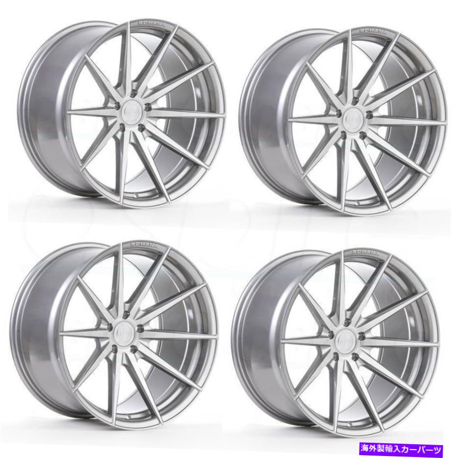 ホイール　４本セット 20x8.5 Rohana RFX1 5x114.3 40チタンホイールリムセット（4）73.1 20x8.5 Rohana RFX1 5x114.3 40 Titanium Wheels Rims Set(4) 73.1【並行輸入品】