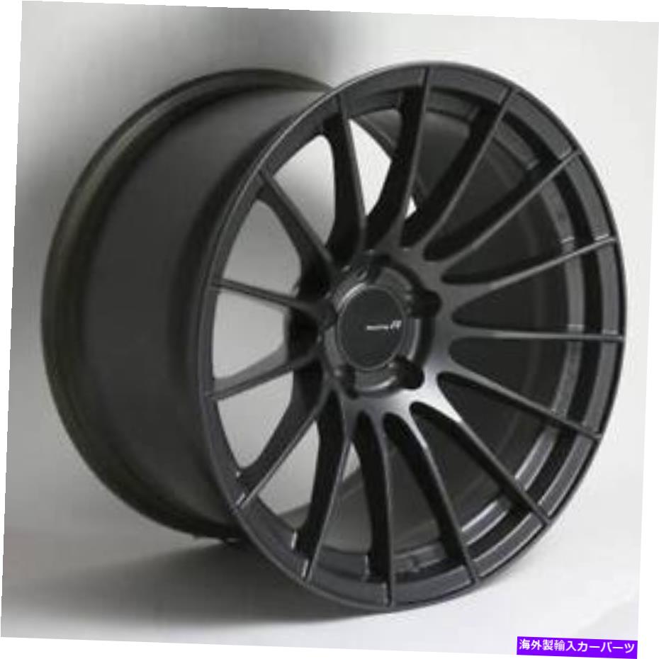 ホイール　４本セット 18x9.5 enkei rs05-rr 5x114.3 35ガンメタルペイントホイールリムセット（4） 18x9.5 Enkei RS05-RR 5x114.3 35 Gunmetal Paint Wheels Rims Set(4)【並行輸入品】