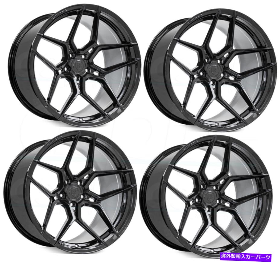ホイール　４本セット 20x9 rohana rfx11 5x114.3 35ブラックホイールリムセット（4）73.1 20x9 Rohana RFX11 5x114.3 35 Black Wheels Rims Set(4) 73.1【並行輸入品】｜Us Custom Parts Shop USDM