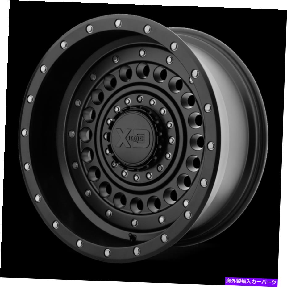ホイール　４本セット 20x12 XD XD136 PANZER 6x135/6x5.5/6x139.7 -44サテンブラックホイールリムセット（4）106 20x12 XD XD136 Panzer 6x135/6x5.5/6x139.7 -44 Satin Black Wheels Rims Set(4) 106【並行輸入品】