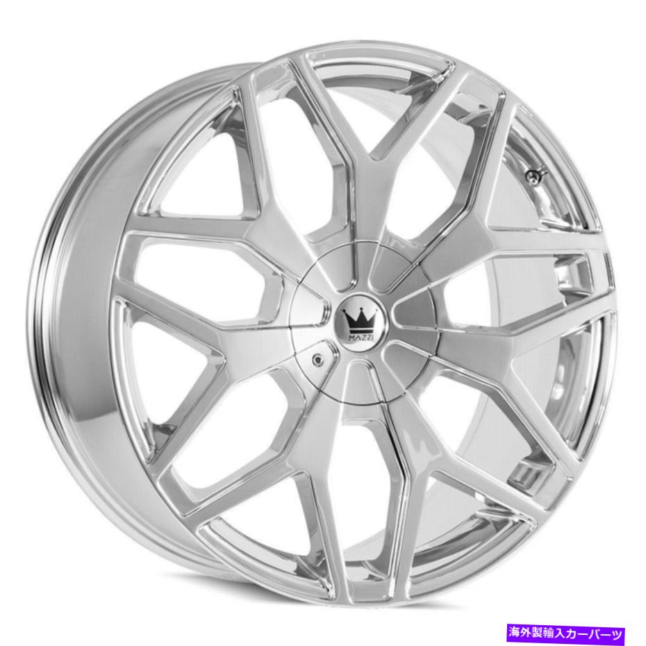 ホイール　４本セット 22x9.5 Mazzi 367プロフィール6x135/6x5.5 30 Chrome Wheels Rims set（4）106 22x9.5 Mazzi 367 Profile 6x135/6x5.5 30 Chrome Wheels Rims Set(4) 106【並行輸入品】