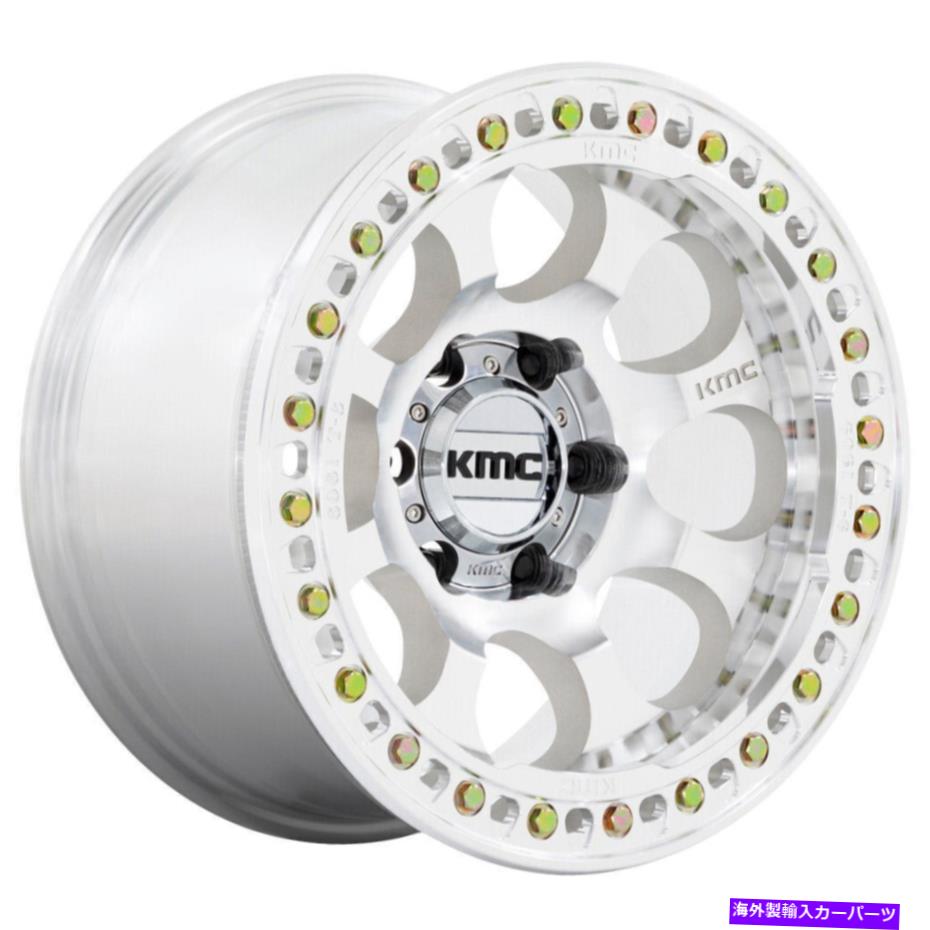 ホイール　４本セット 17x9 kmc km237 Riot Beadlock 6x5.5/6x139.7 -38機械加工ホイールリムセット（4）108 17x9 KMC KM237 Riot Beadlock 6x5.5/6x139.7 -38 Machined Wheels Rims Set(4) 108【並行輸入品】