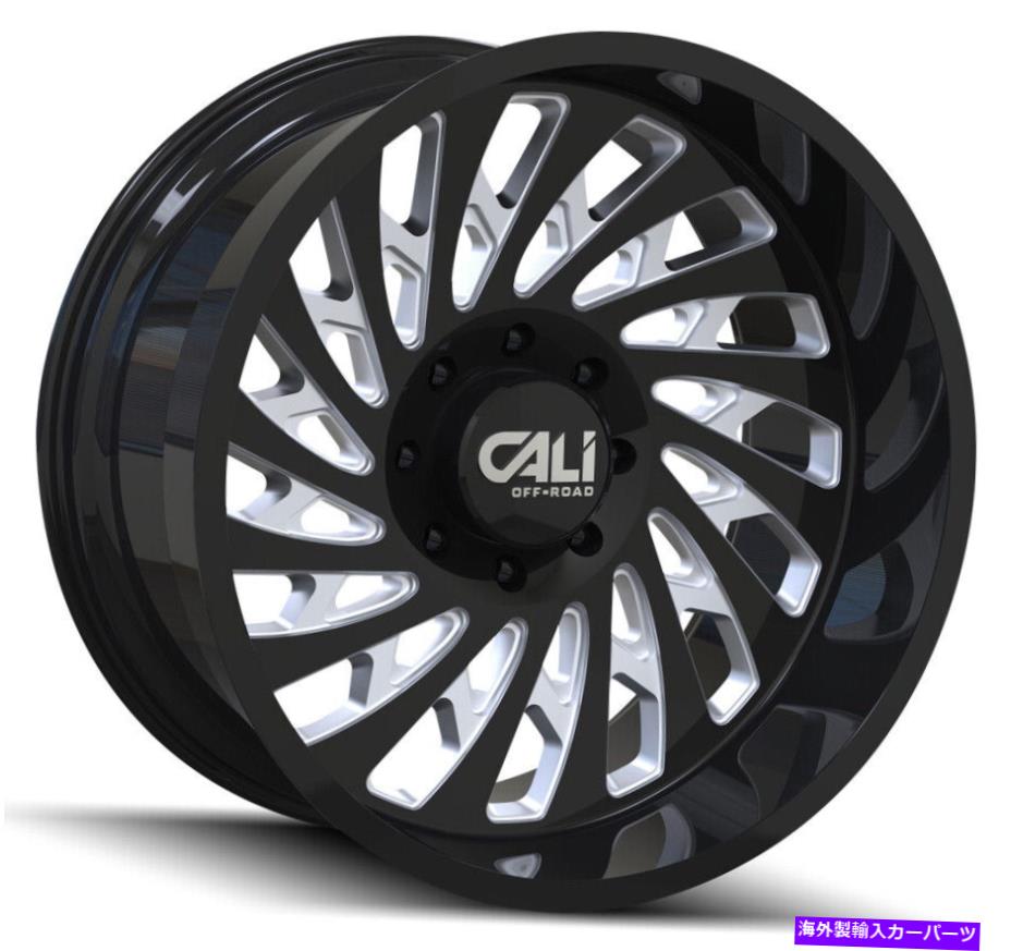 ホイール 4本セット 20x12 Cali Off -Road 9108スイッチバック5x5/5x127 -51ブラックミリングホイールリムセット(4 20x12 Cali Off-Road 9108 Switchback 5x5/5x127 -51 Black Milled Wheels Rims Set(4【並行輸入品】|Us Custom Parts Shop USDM