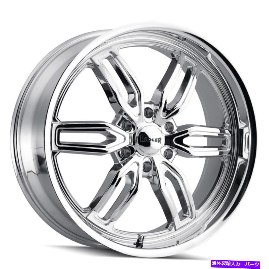 ホイール　４本セット 22x9.5 Ridler 609 6x5.5/6x139.7 18 Chrome Wheels Rims set（4）106.1 22x9.5 Ridler 609 6x5.5/6x139.7 18 Chrome Wheels Rims Set(4) 106.1【並行輸入品】