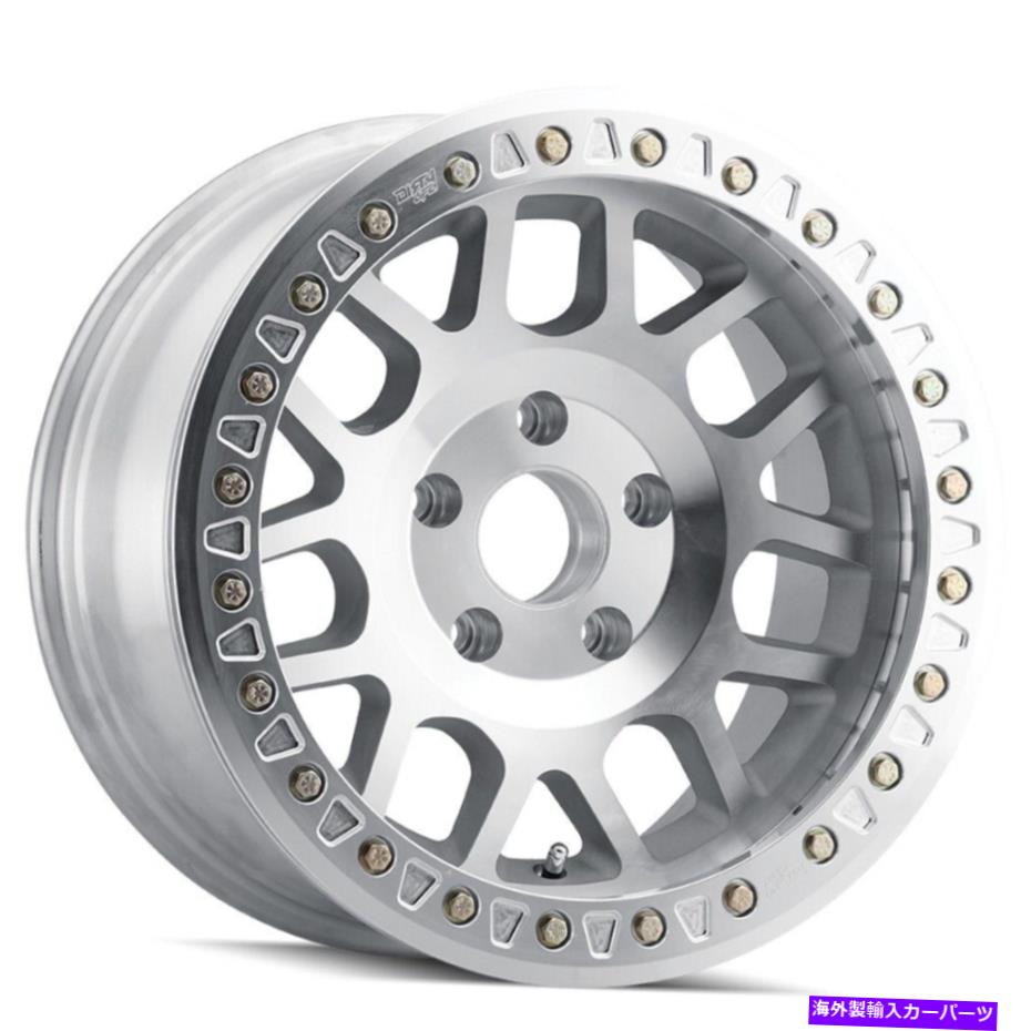 ホイール　４本セット 17x9ダーティライフ9312メサレース5x5/5x127 -38機械加工ホイールリムセット（4）71.5 17x9 Dirty Life 9312 Mesa Race 5x5/5x127 -38 Machined Wheels Rims Set(4) 71.5【並行輸入品】