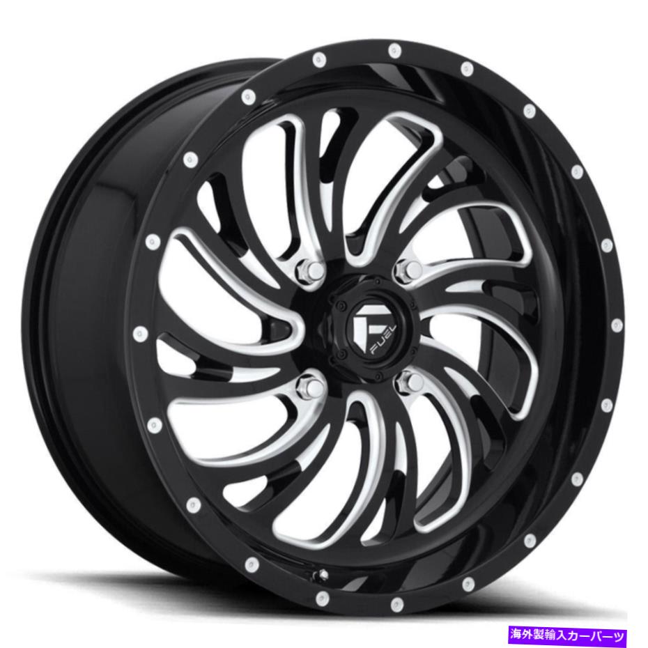 ホイール　４本セット 24x7 Fuel D641 KOMPRESSOR UTV 4x156 13 GLOSS BLACK MILLED WHEELS RIMS SET（4）132 24x7 Fuel D641 Kompressor UTV 4x156 13 Gloss Black Milled Wheels Rims Set(4) 132【並行輸入品】｜Us Custom Parts Shop USDM