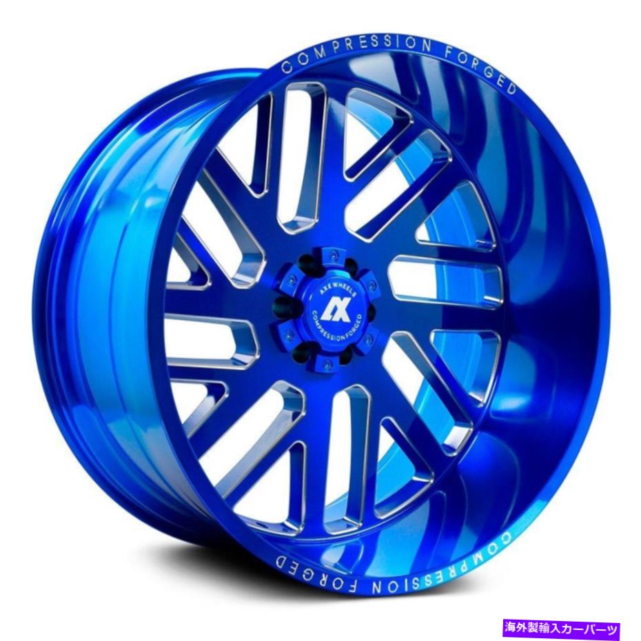 ホイール　４本セット 20x12 ax cf ax2.7 5x5/5x5.5 -44青いミルドホイールリムセット（4）87.1 20x12 AXE CF AX2.7 5x5/5x5.5 -44 Blue Milled Wheels Rims Set(4) 87.1【並行輸入品】 442,024円